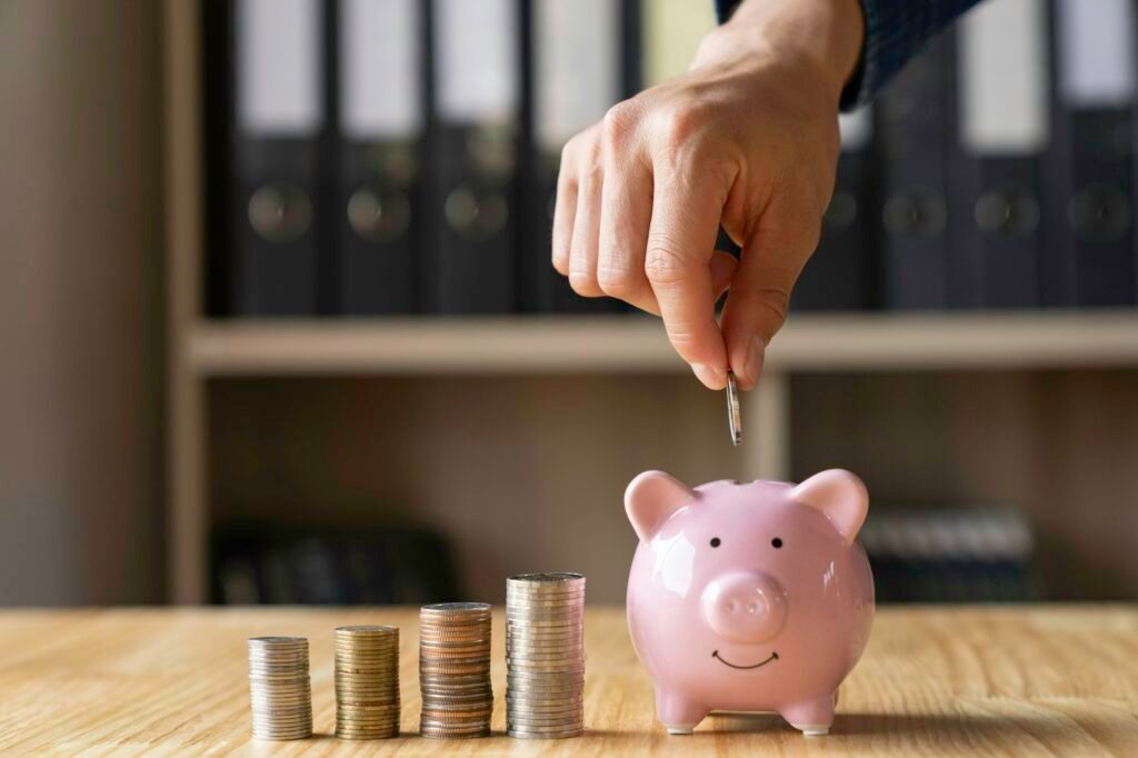 Tirelire représentant les économies